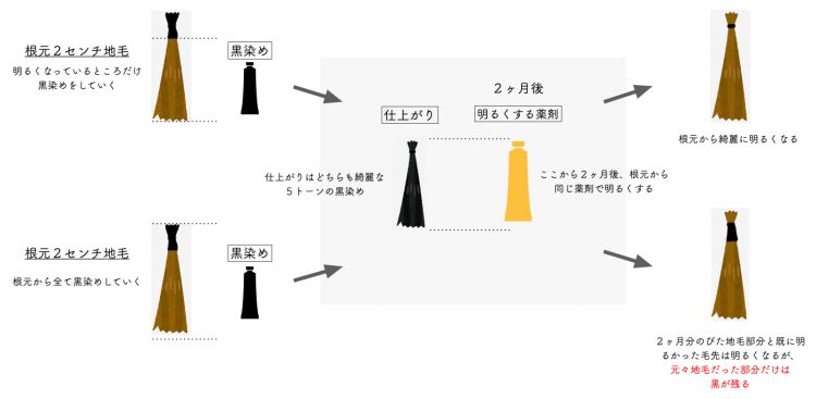 黒染め落としにブリーチは危険 黒染め のすべてを現役美容師がお伝えします パーマ美容師 森越こだわりのパーマを紹介