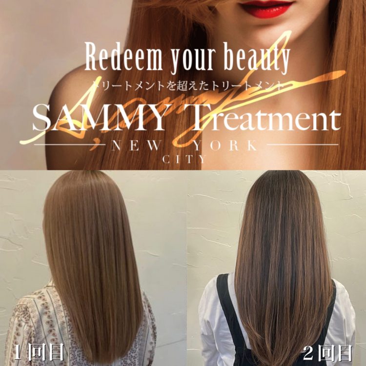 サミートリートメント(酸熱)ハイダメージ毛に2回行った際の効果を検証