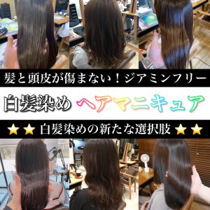 白髪染めヘアマニキュア